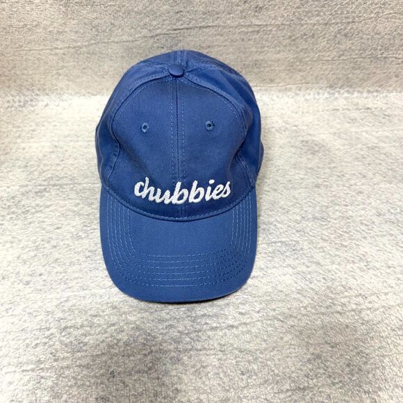 chubbies Harding-Lane Adjustible Mens Baseball Cap Blue - Picture 6 of 8